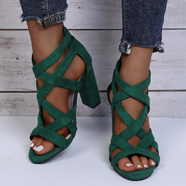 Mune Fashion | Orthopedic Suede Heels for Women