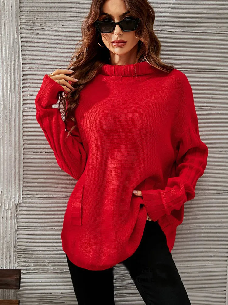 Mune | oversized sweater with roll-neck