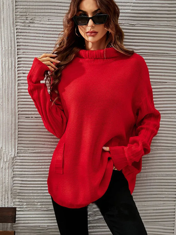 Mune | oversized sweater with roll-neck