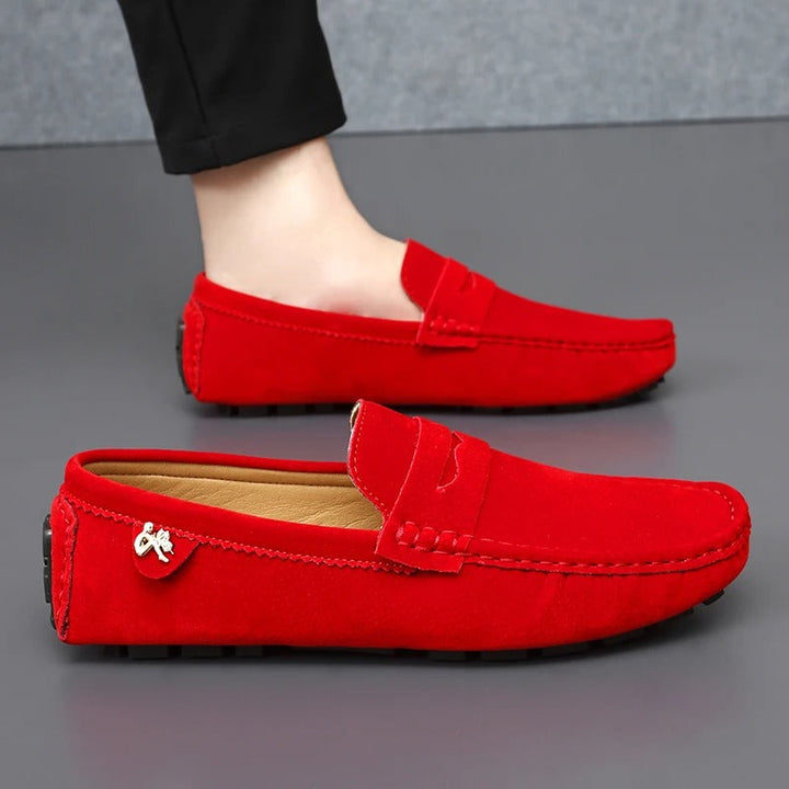 Slip-resistant suede loafers Mune Fashion