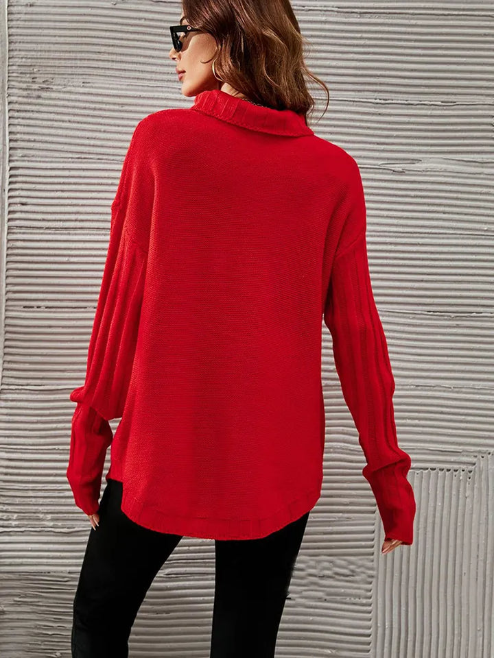 Mune | oversized sweater with roll-neck