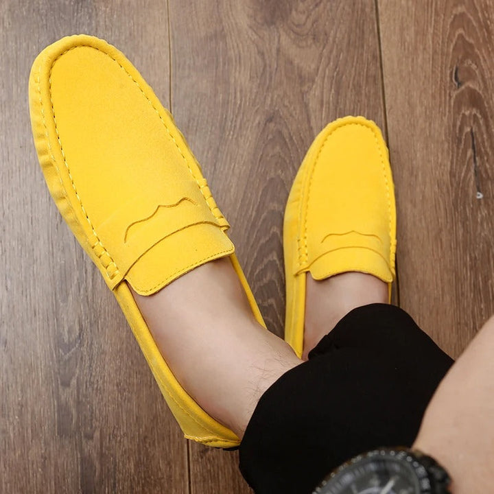 Slip-resistant suede loafers Mune Fashion