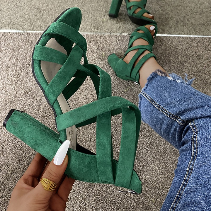 Mune Fashion | Orthopedic Suede Heels for Women