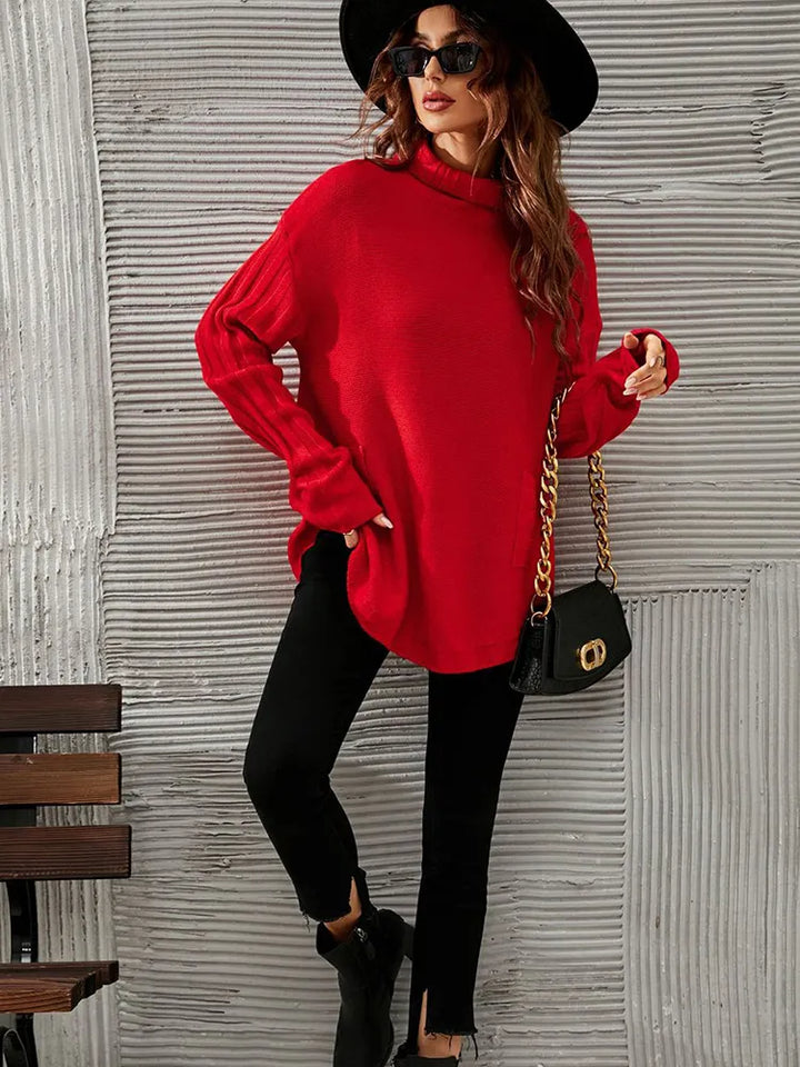 Mune | oversized sweater with roll-neck