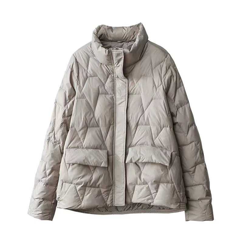 Mune | Ultralight Padded Down Jacket with Stand Collar for Women