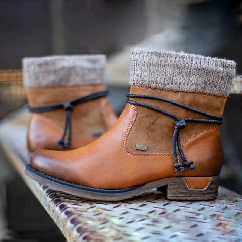 Mune | Leather Autumn Ankle Boots