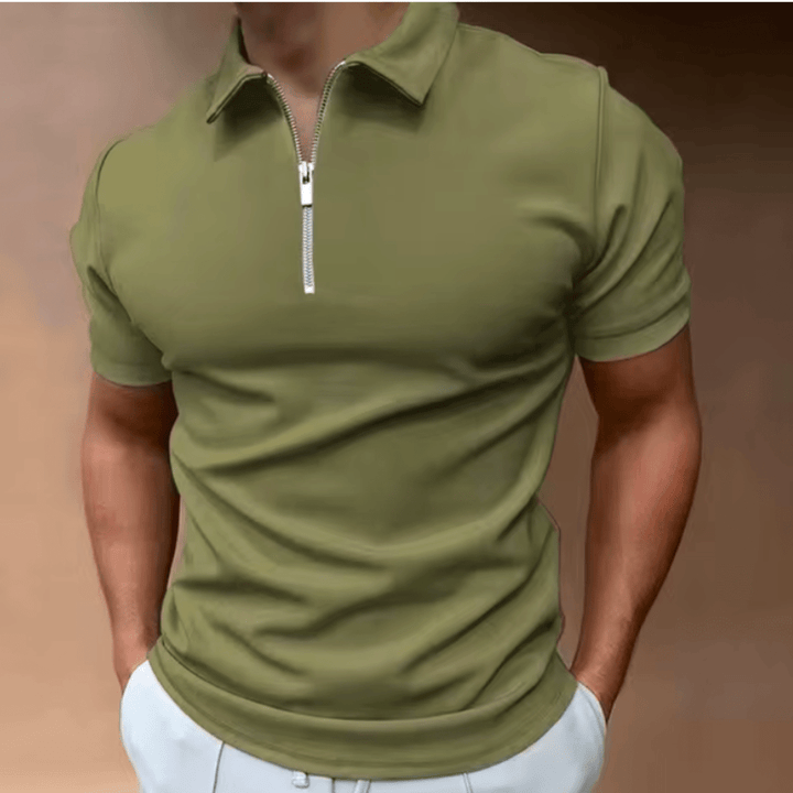 Mune Fashion | Men’s Polo Shirt Polo with Zipper and Collar Classic Design & Elegant