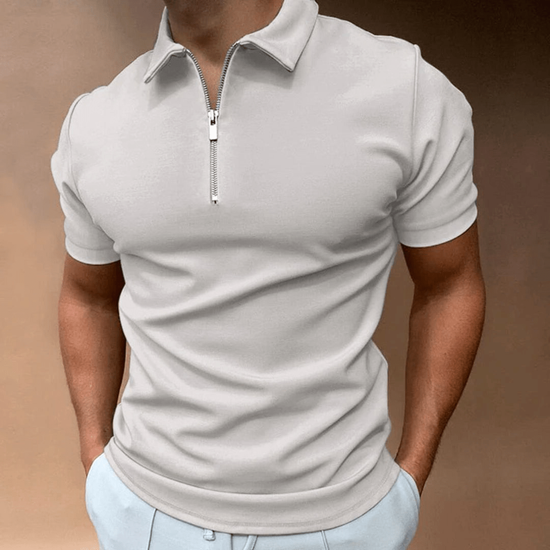 Mune Fashion | Men’s Polo Shirt Polo with Zipper and Collar Classic Design & Elegant