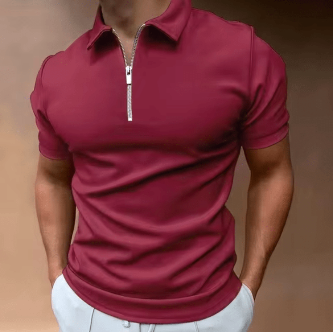 Mune Fashion | Men’s Polo Shirt Polo with Zipper and Collar Classic Design & Elegant
