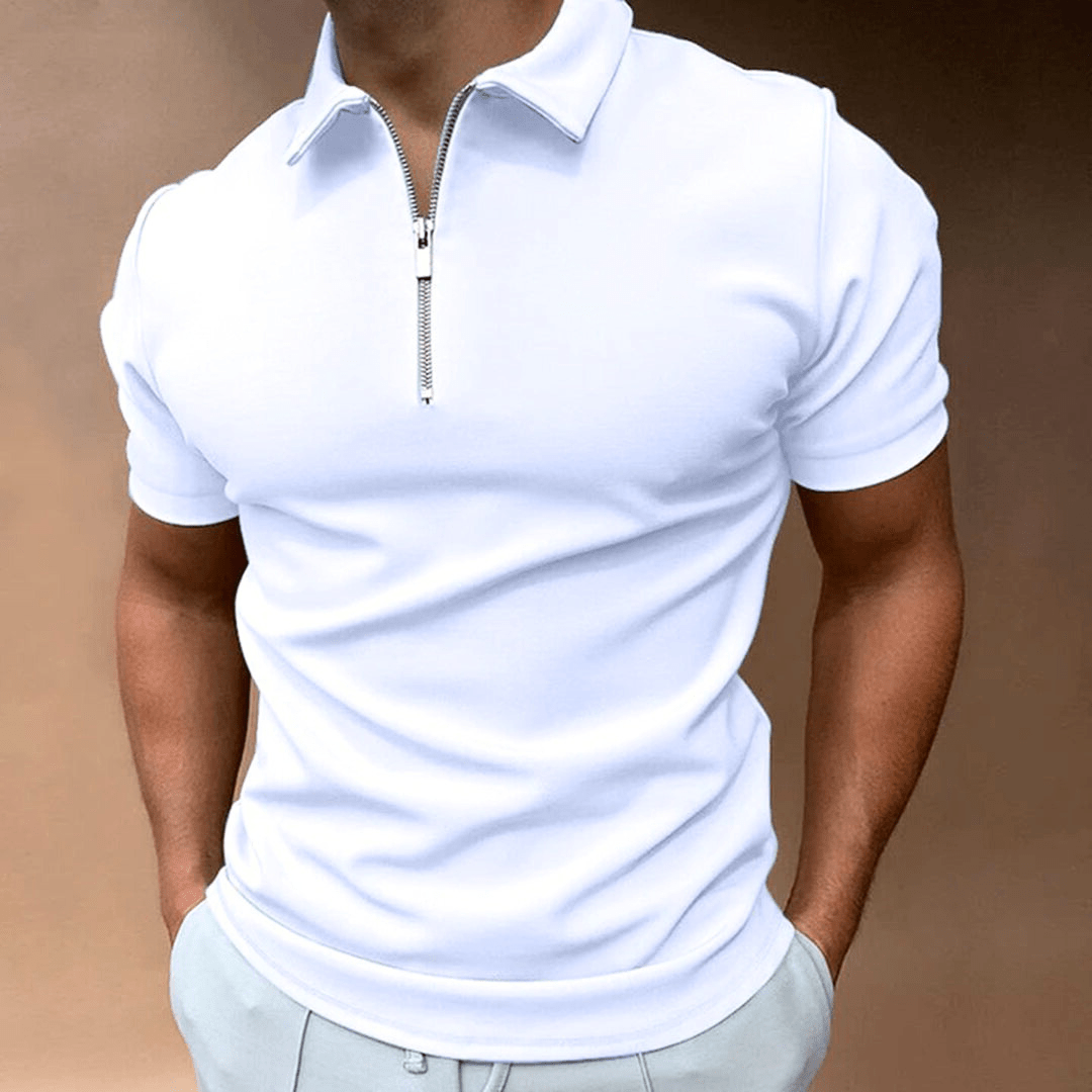 Mune Fashion | Men’s Polo Shirt Polo with Zipper and Collar Classic Design & Elegant