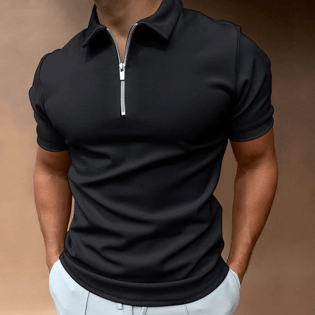 Mune Fashion | Men’s Polo Shirt Polo with Zipper and Collar Classic Design & Elegant