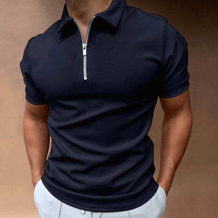Mune Fashion | Men’s Polo Shirt Polo with Zipper and Collar Classic Design & Elegant