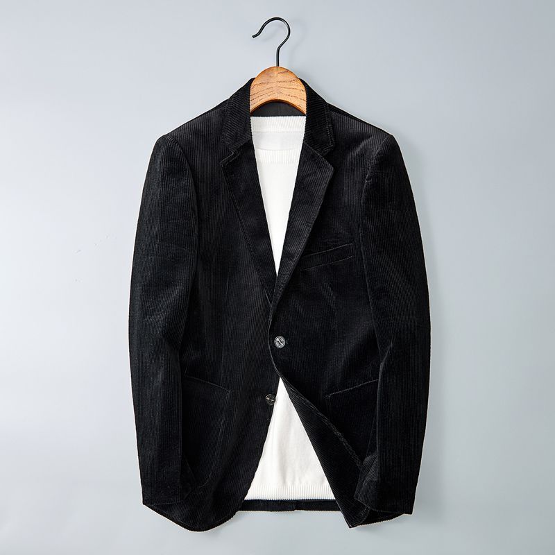 Mune | Men's Cord Pants Jacket – Notched Lapel Smart Casual Blazer