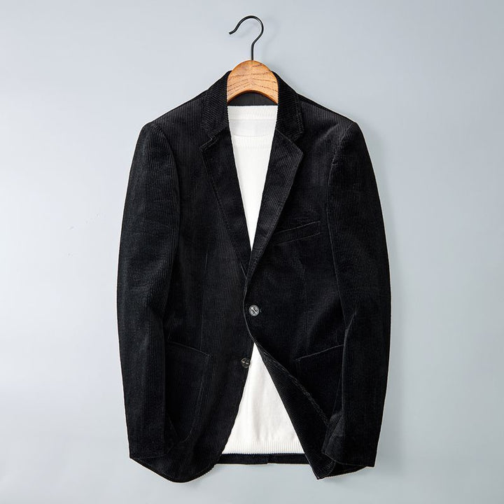 Mune | Men's Cord Pants Jacket – Notched Lapel Smart Casual Blazer