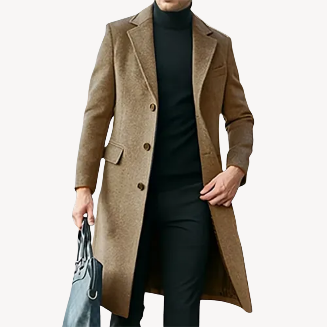 Mune | Men's Wool Coat Elegant & Warm Long Coat