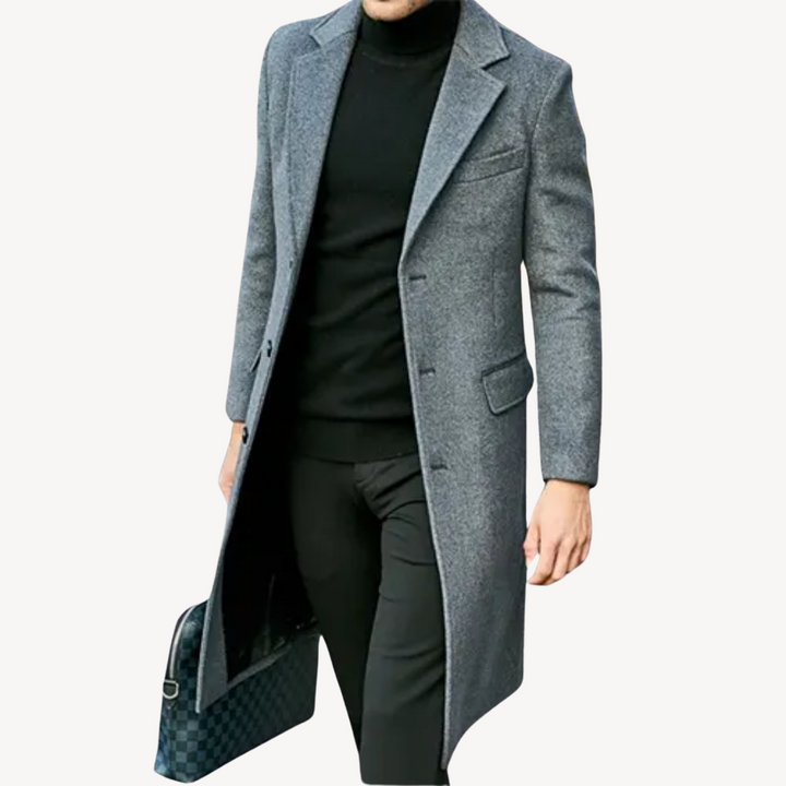 Mune | Men's Wool Coat Elegant & Warm Long Coat