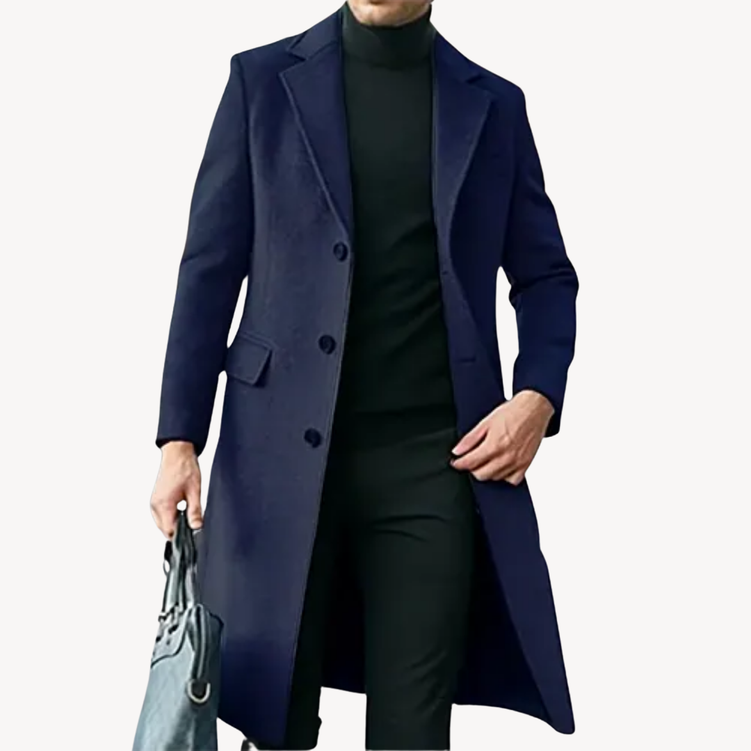 Mune | Men's Wool Coat Elegant & Warm Long Coat