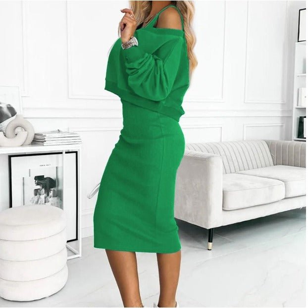 Women’s Off-Shoulder Top With Skirt