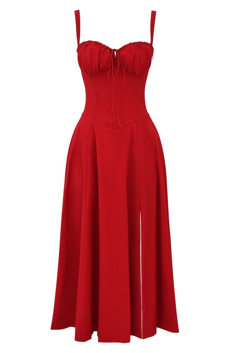 Mune | Corset Midi Dress - Elegant, figure-flattering style