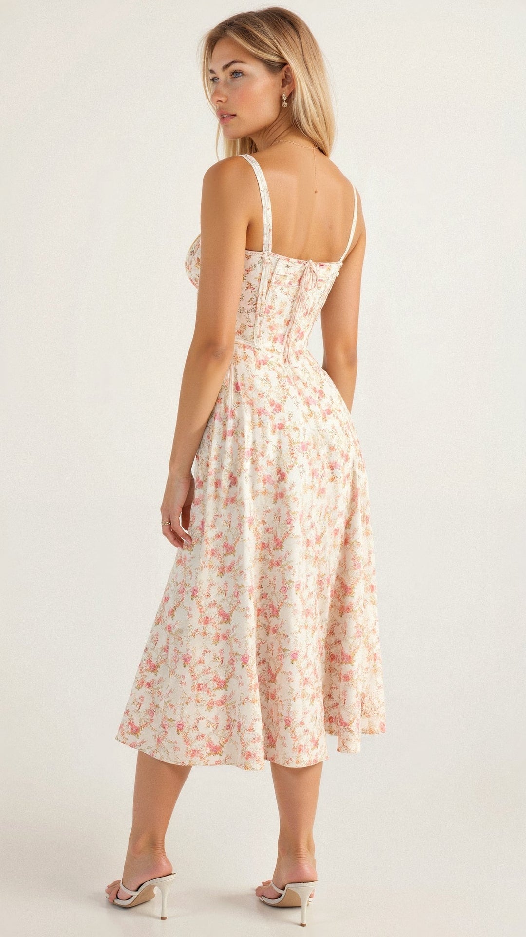Mune | Corset Midi Dress - Elegant, figure-flattering style
