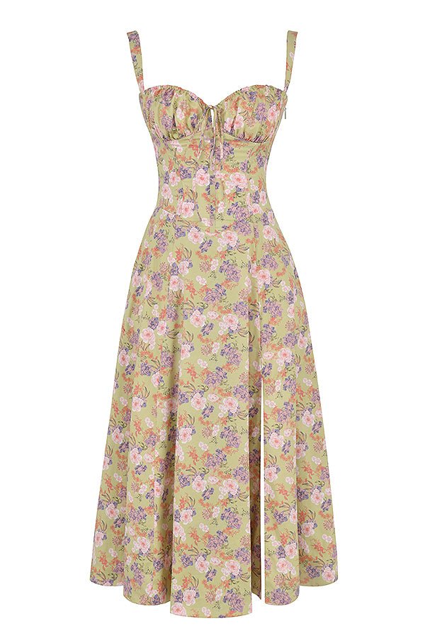 Mune | Corset Midi Dress - Elegant, figure-flattering style