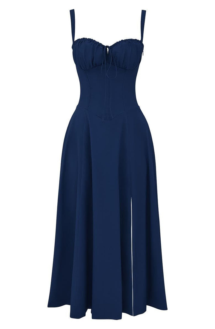 Mune | Corset Midi Dress - Elegant, figure-flattering style