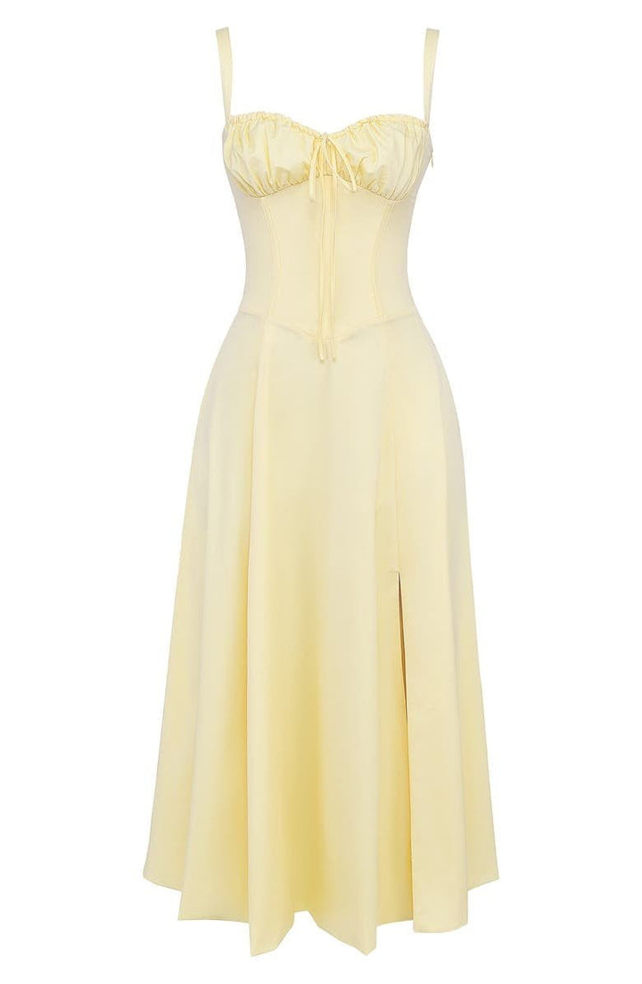 Mune | Corset Midi Dress - Elegant, figure-flattering style