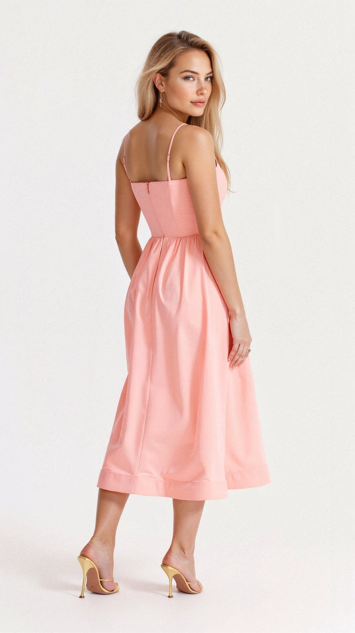 Mune Fashion | Elegant Sleeveless Midi Dress for Women