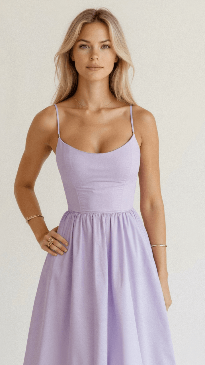 Mune Fashion | Elegant Sleeveless Midi Dress for Women