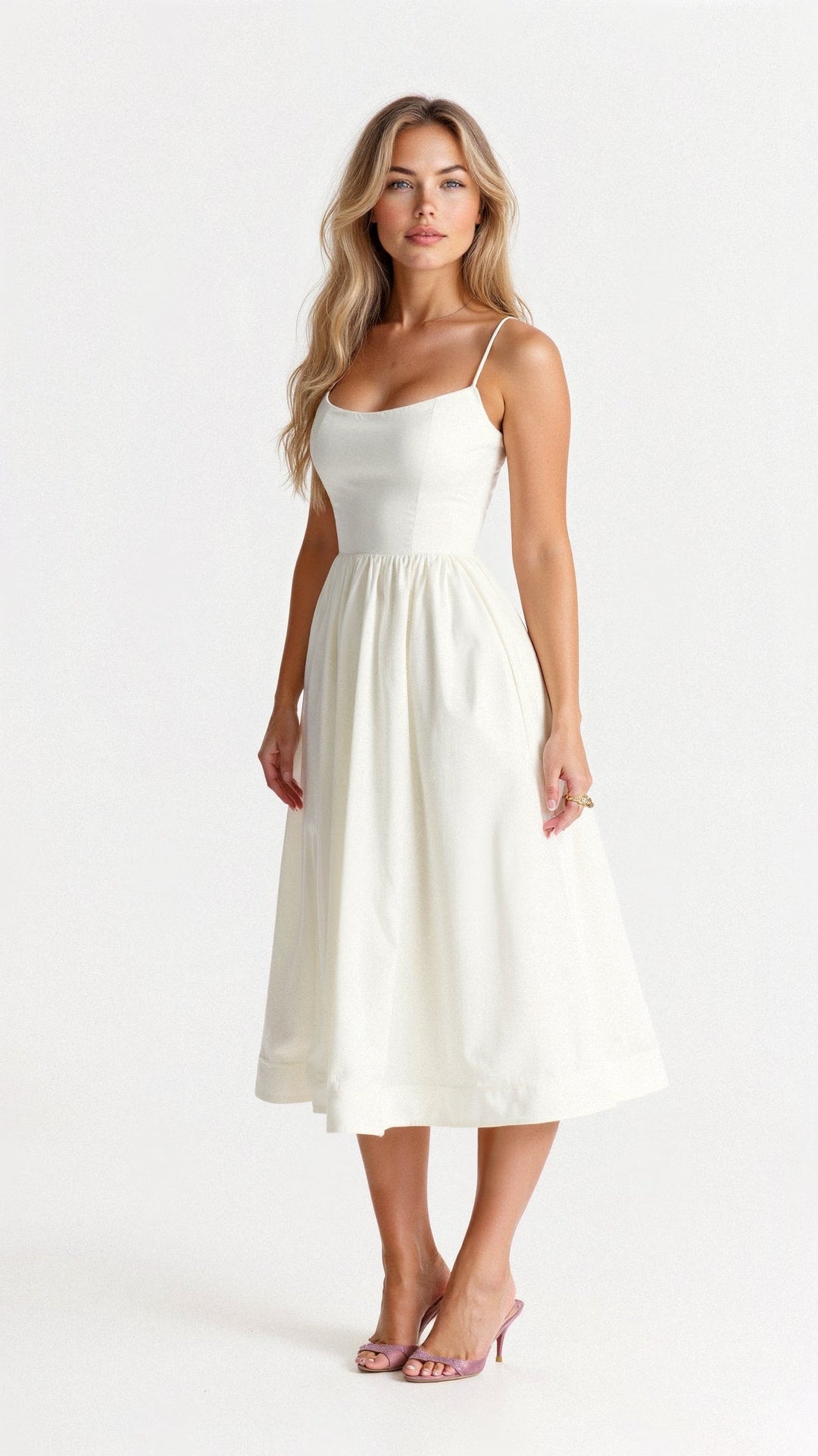 Mune Fashion | Elegant Sleeveless Midi Dress for Women