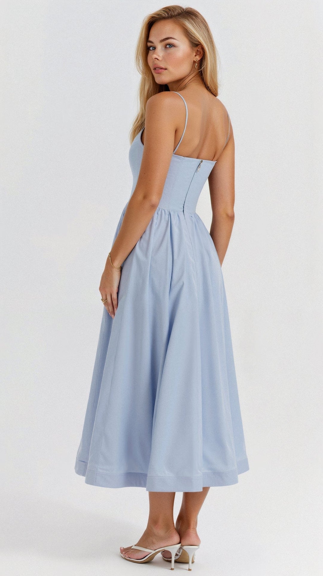 Mune Fashion | Elegant Sleeveless Midi Dress for Women
