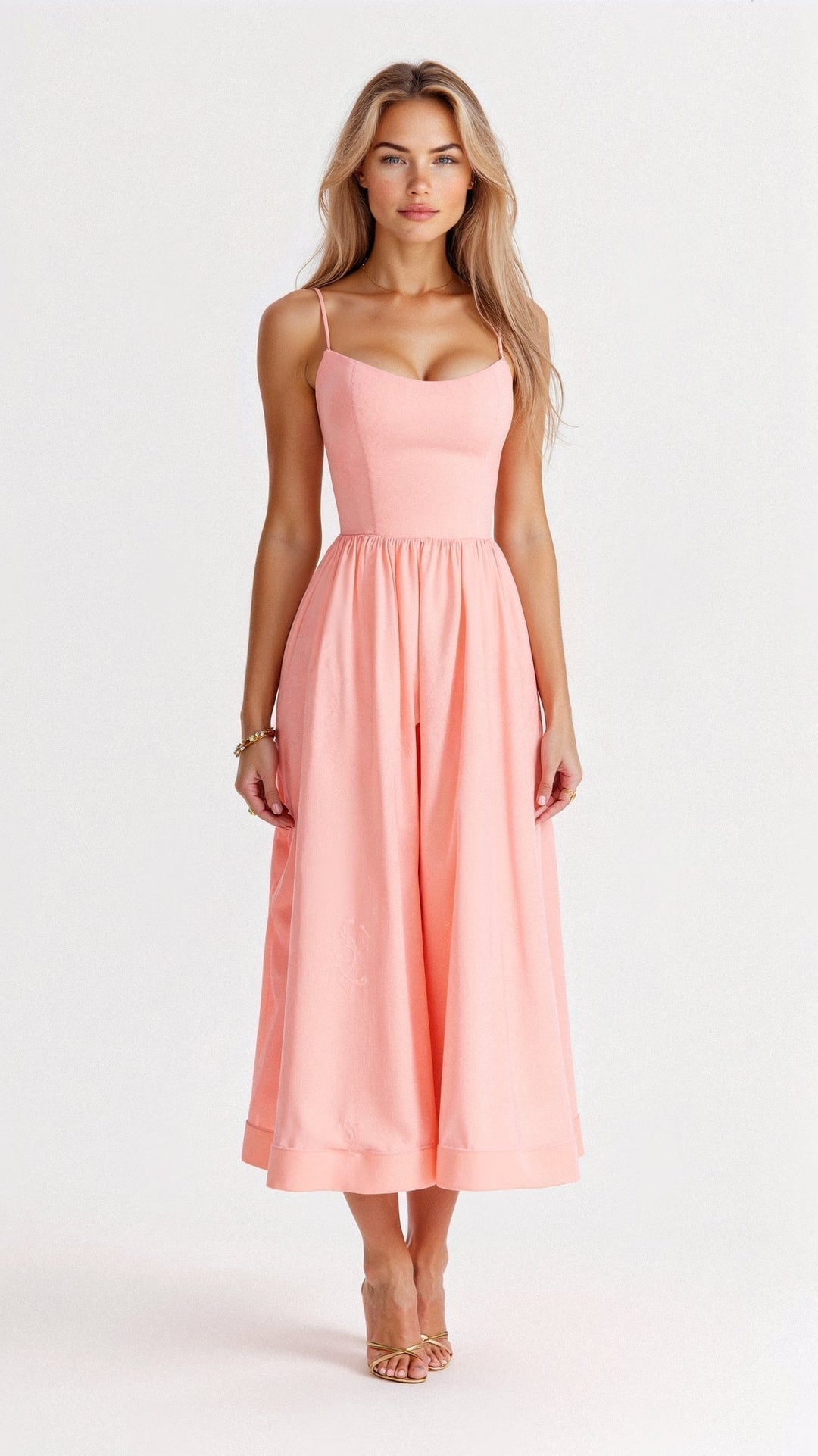 Mune Fashion | Elegant Sleeveless Midi Dress for Women