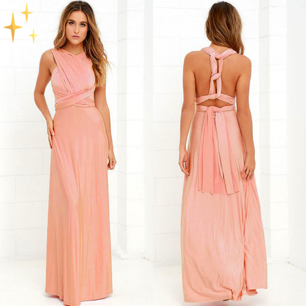 Women's Multiway Wrap Dress with 50+ Wearing Options & Stretch Fabric | Mune Fashion