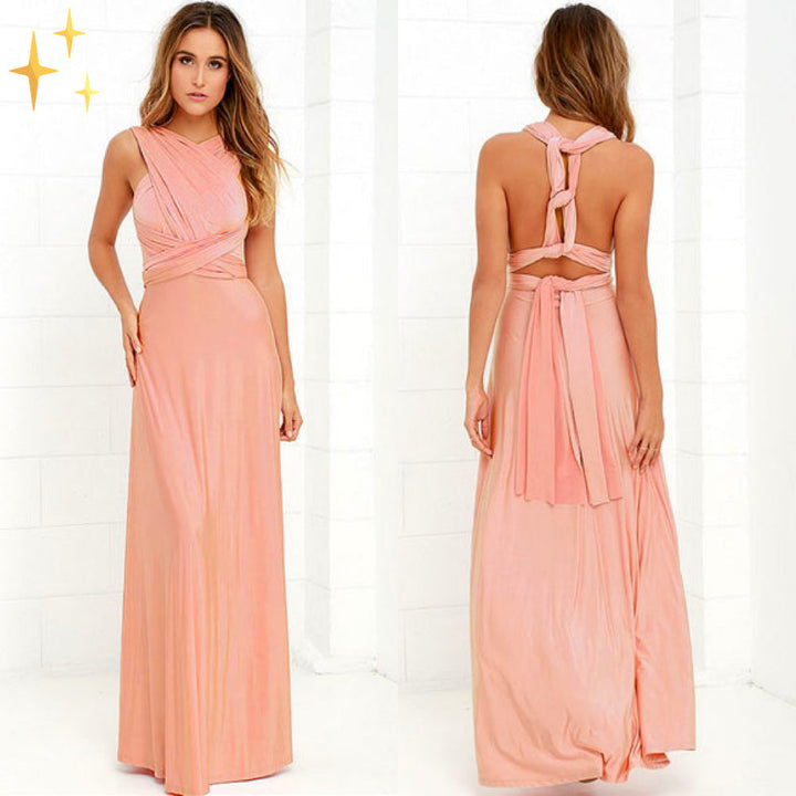 Women's Multiway Wrap Dress with 50+ Wearing Options & Stretch Fabric | Mune Fashion