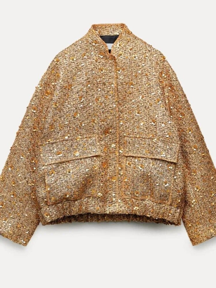 Mune | Glitter Bomber Jacket