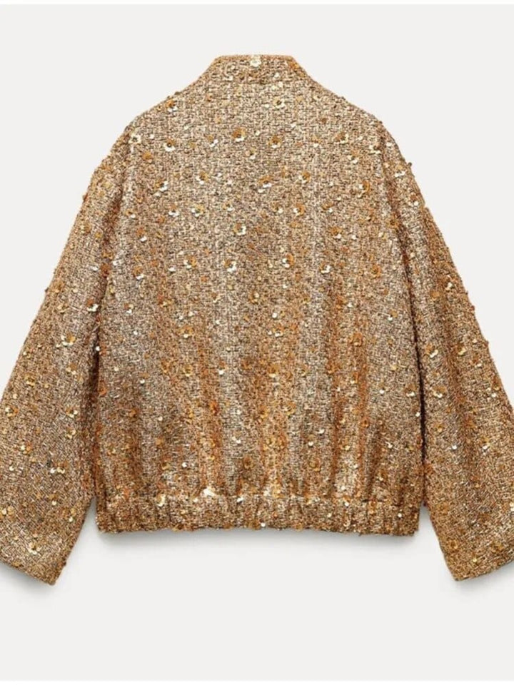 Mune | Glitter Bomber Jacket