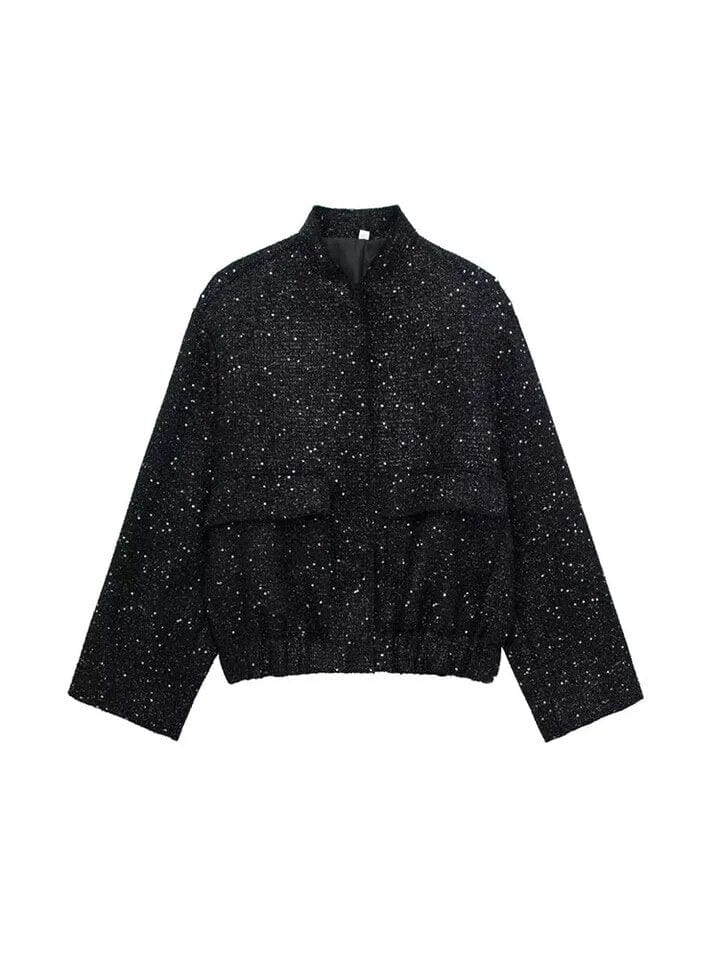 Mune | Glitter Bomber Jacket
