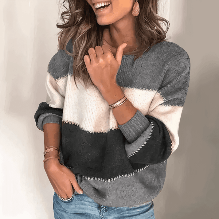 Mune | Striped Loose Sweater For Women