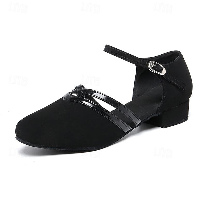 Mune | Modern dance shoes for women Black High-quality suede