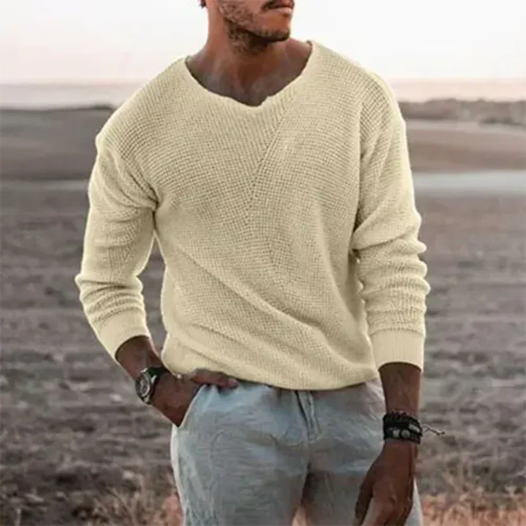 Mune Fashion | Warmer men's knitted sweater with long sleeves