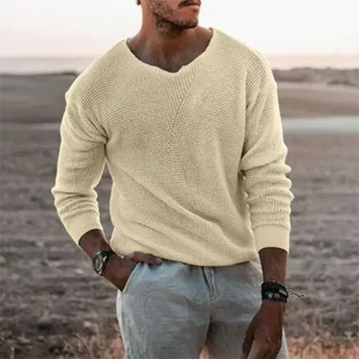 Mune Fashion | Warmer men's knitted sweater with long sleeves