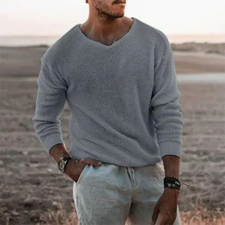 Mune Fashion | Warmer men's knitted sweater with long sleeves
