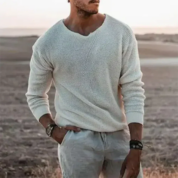 Mune Fashion | Warmer men's knitted sweater with long sleeves