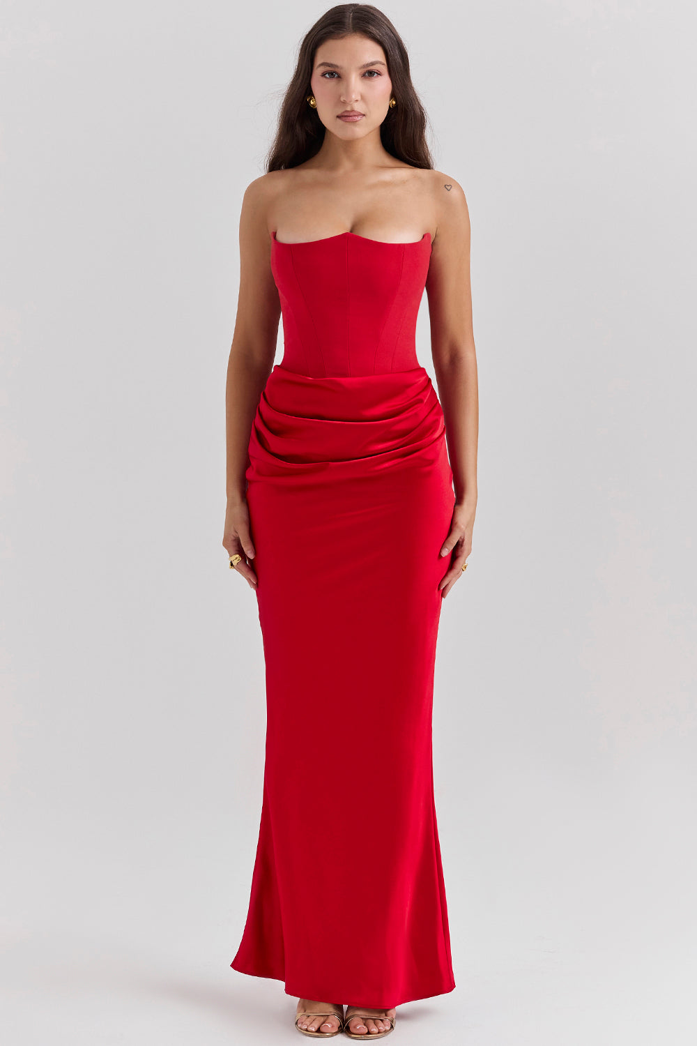 Mune | Elegant Strapless Corset Dress