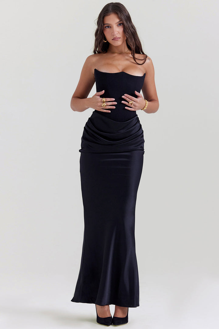 Mune | Elegant Strapless Corset Dress