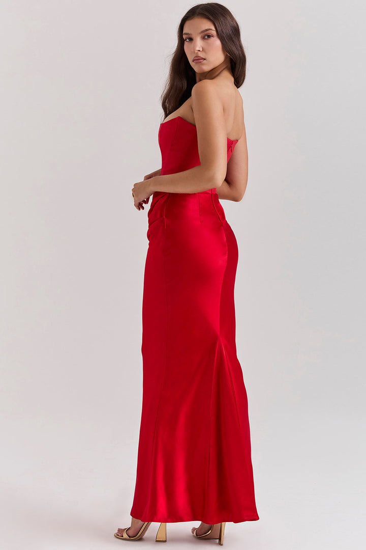 Mune | Elegant Strapless Corset Dress