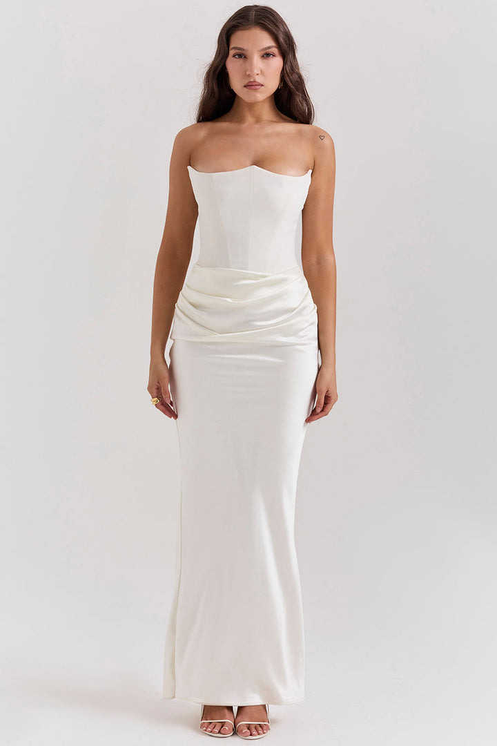 Mune | Elegant Strapless Corset Dress