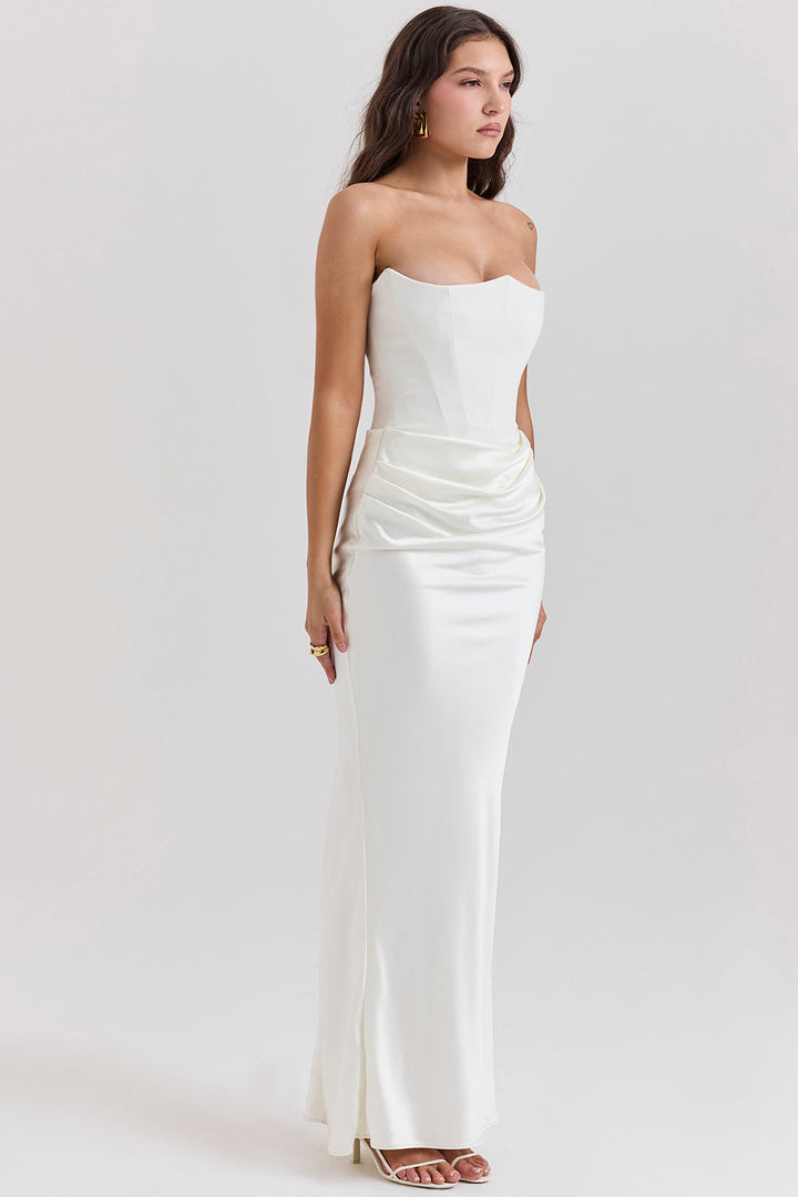Mune | Elegant Strapless Corset Dress