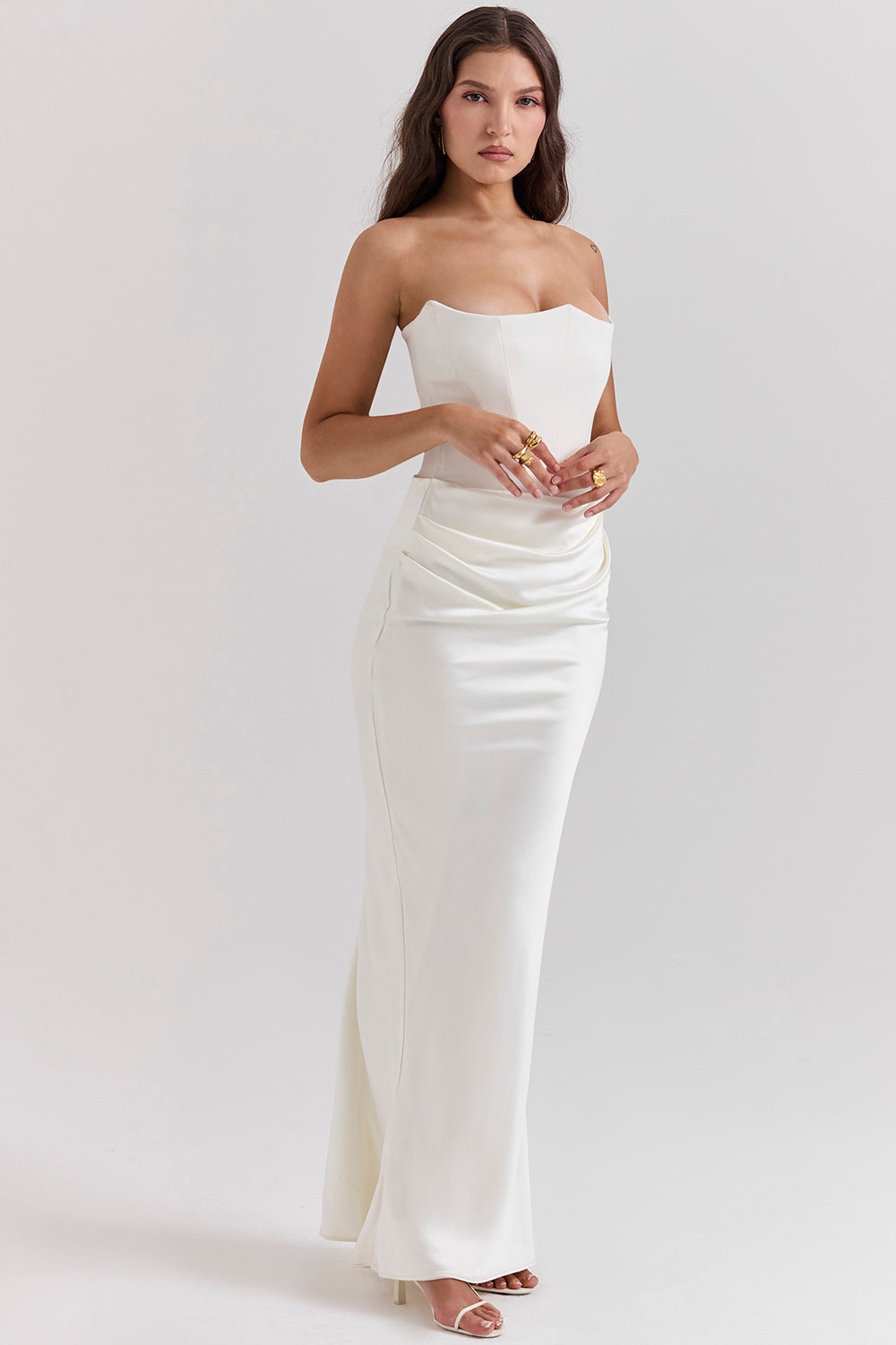 Mune | Elegant Strapless Corset Dress