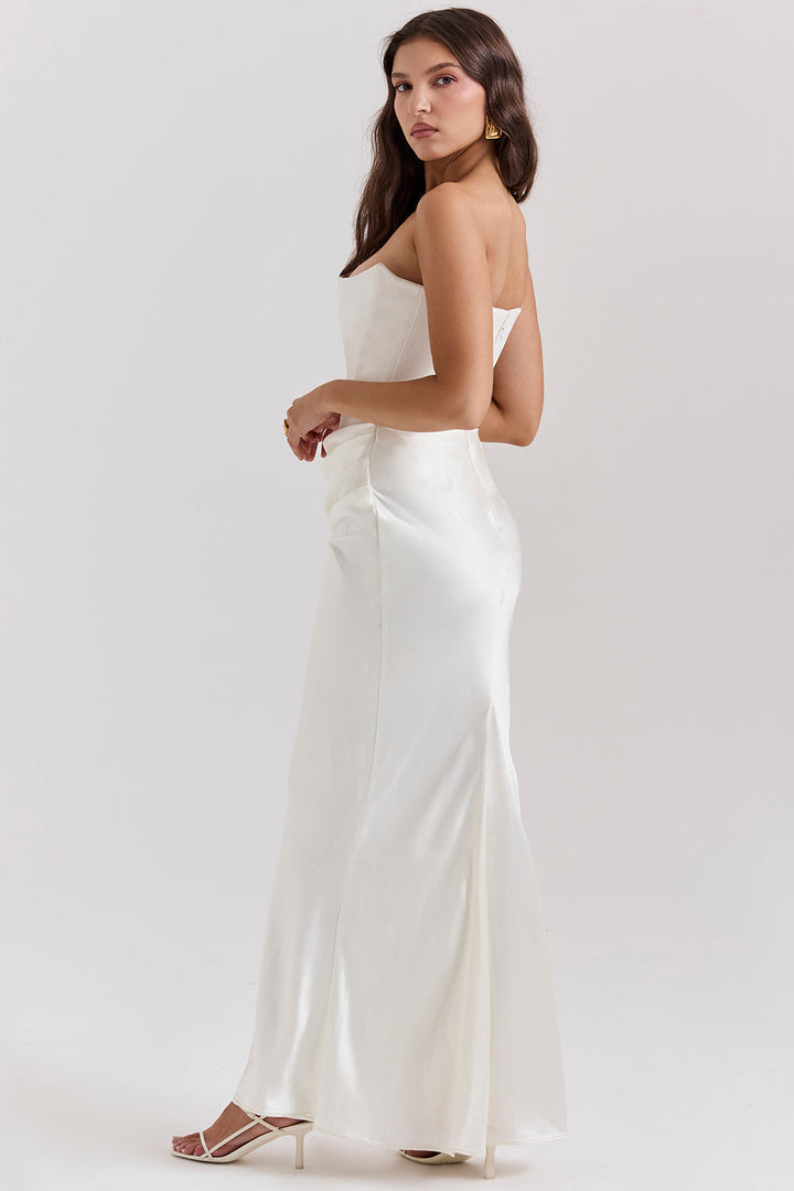 Mune | Elegant Strapless Corset Dress